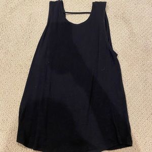 Athleta Revive drape open back tank top